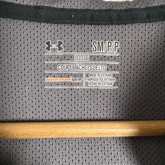 Under Armour All Season Gear Loose Fit Black Snakeskin Hooded Jacket Mens Size S - Picture 6 of 6